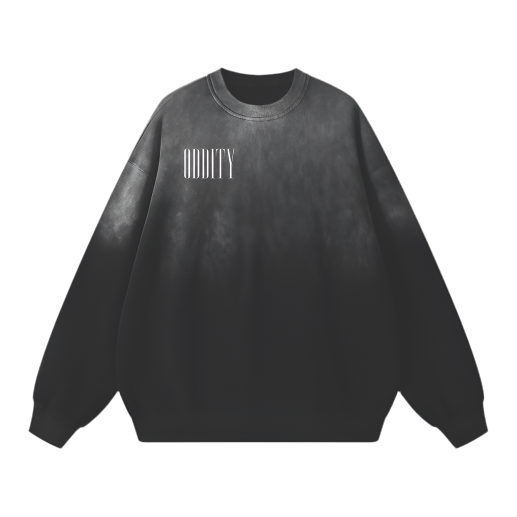 Handcrafted Abrasion Wash Drop-Shoulder Sweatshirt