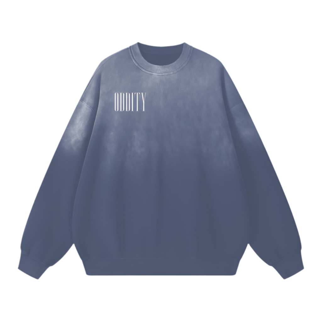 Handcrafted Abrasion Wash Drop-Shoulder Sweatshirt