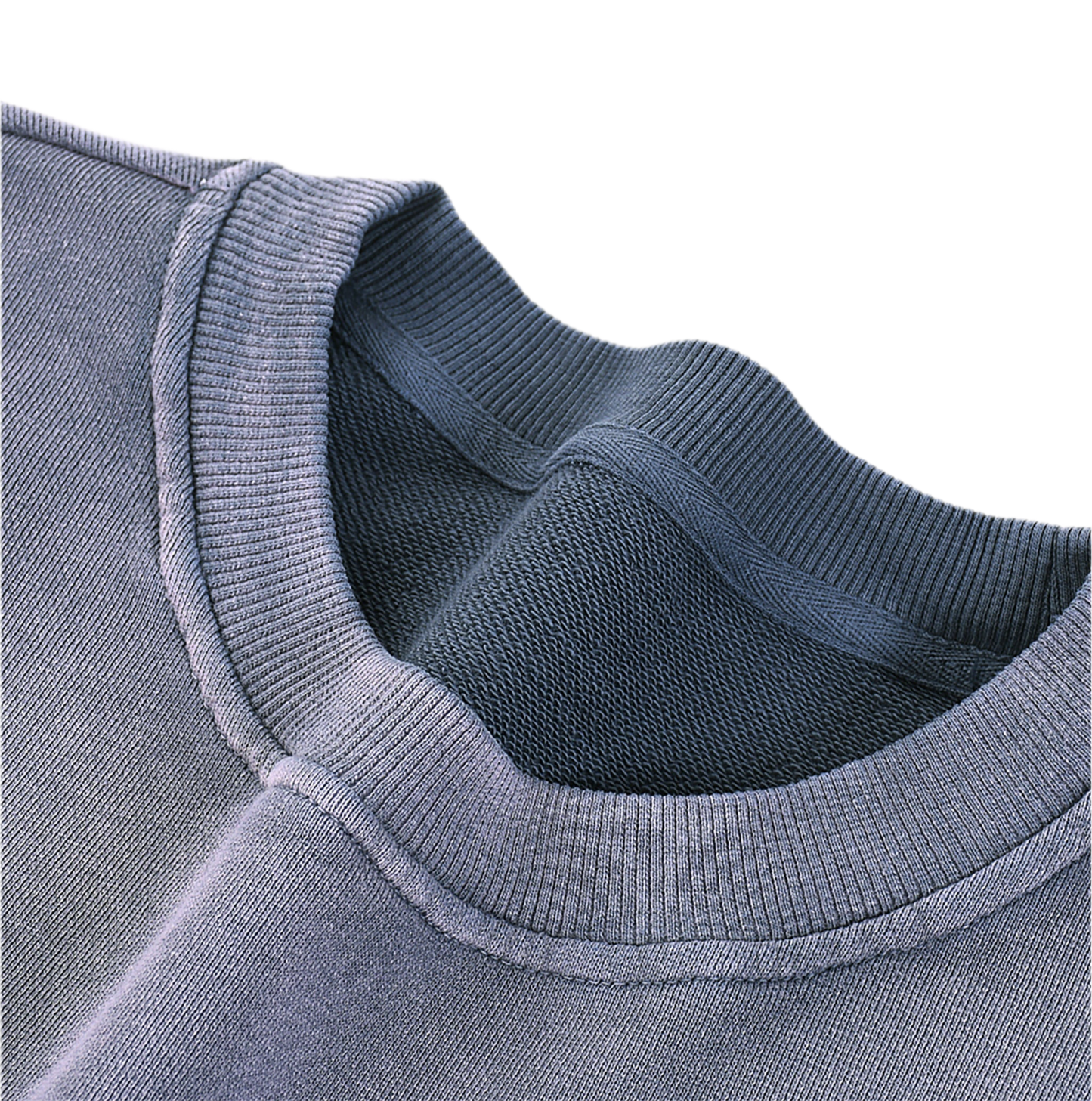 Handcrafted Abrasion Wash Drop-Shoulder Sweatshirt